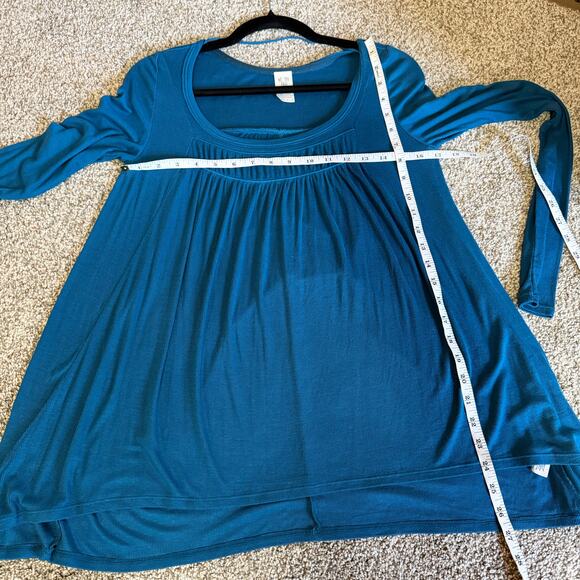 Free People We The Free Love Valley Tunic Top Aquatic XS - Picture 4 of 4